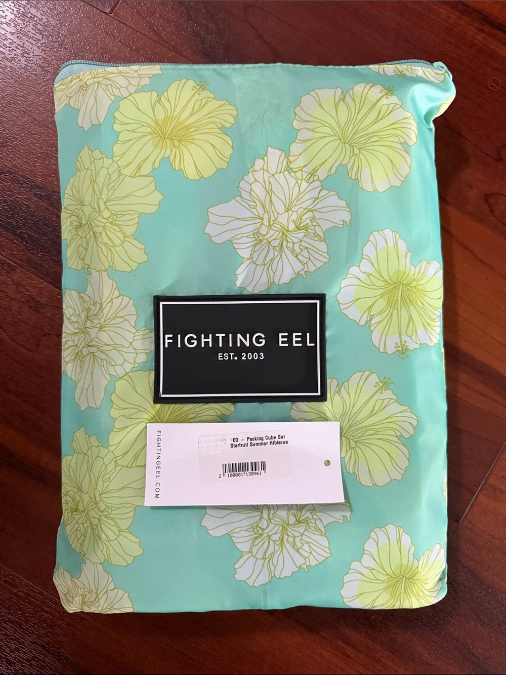 NWT Fighting Eel Starfruit Summer Hibiscus Travel Packing Cube Set - Picture 3 of 3